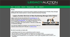 Desktop Screenshot of legacyauctionservices.com